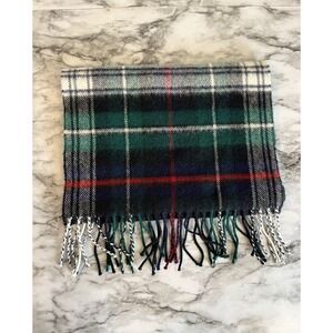 James Pringle Weaver 100% Wool Scarf  MacKenzie Clan Tartan Lambswool Scotland